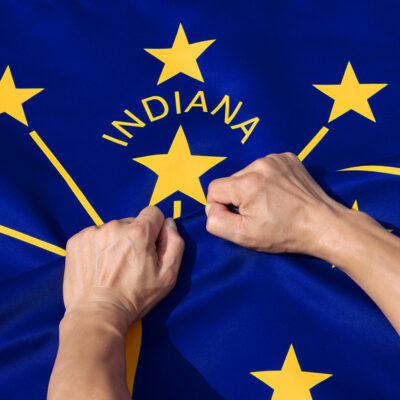 Rip-Proof Technology Double Sided 3-Ply Indiana State Flag 3×5 Foot