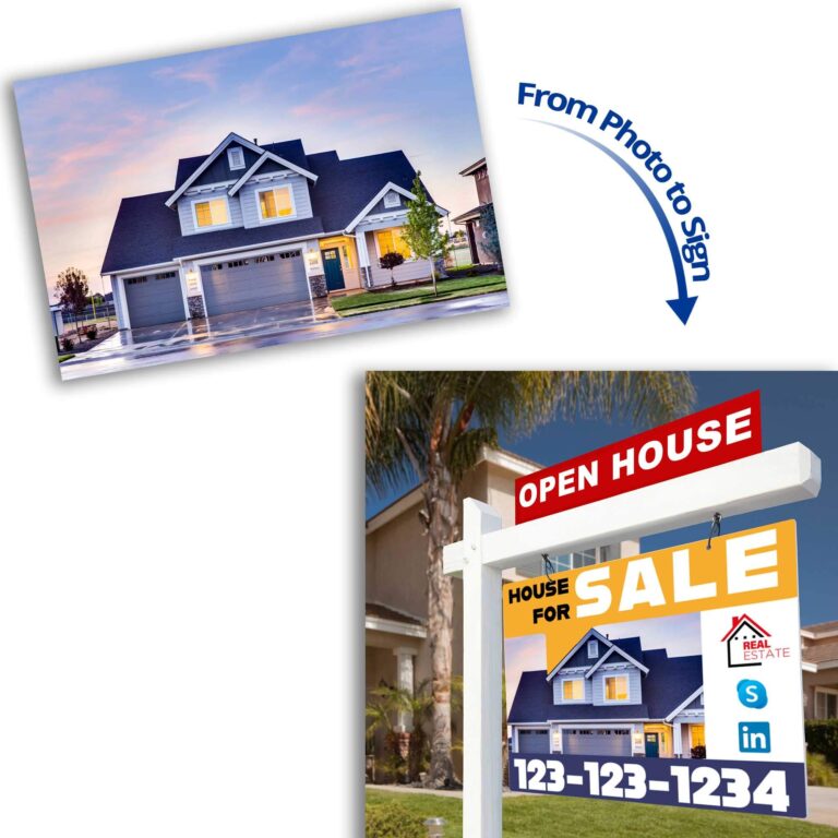 custom plastic sign