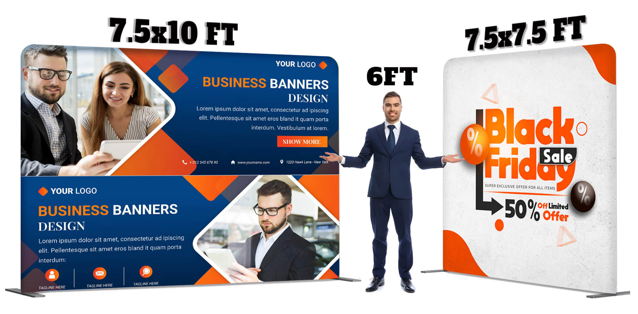 drop banner