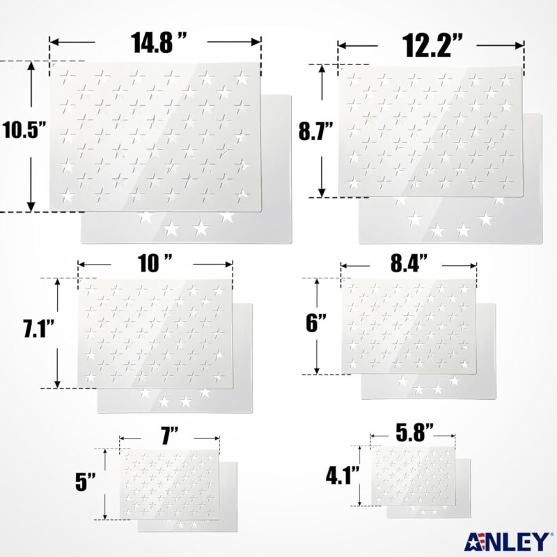 American Flag Stencil Set
