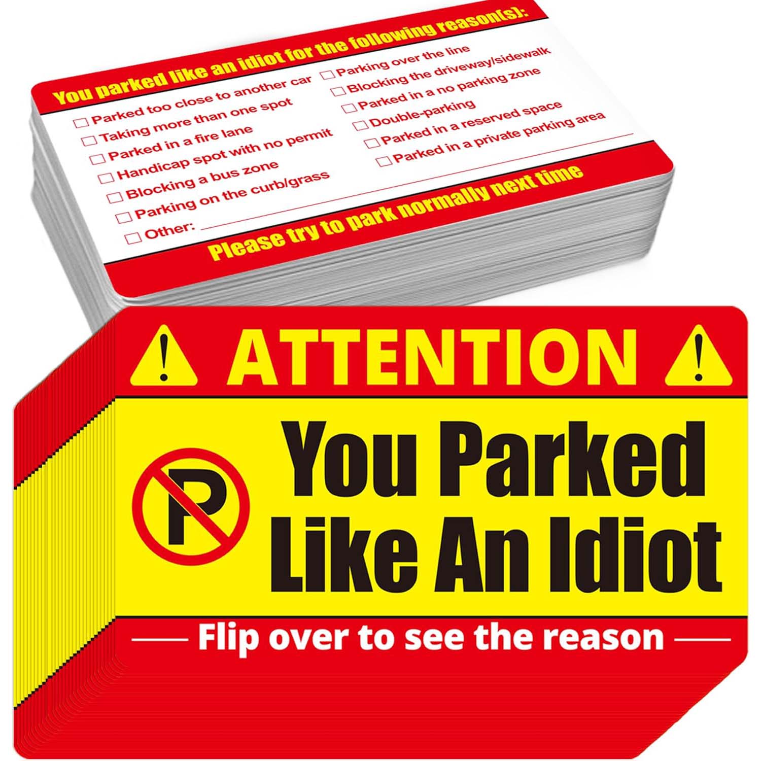 You Parked Like an Idiot Business Card