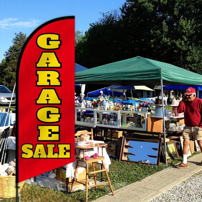 Garage Sale Feather Flag