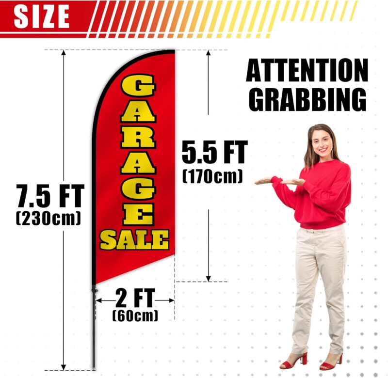 Garage Sale Feather Flag