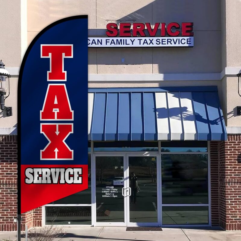 Tax Service Feather Flag