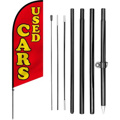 Used Cars Feather Flag