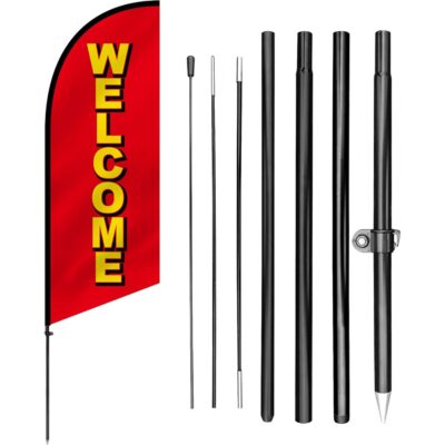 Welcome Feather Flag