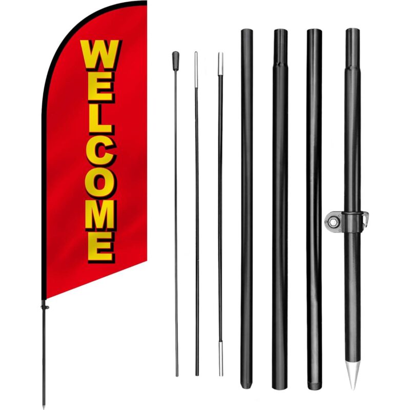Welcome Feather Flag
