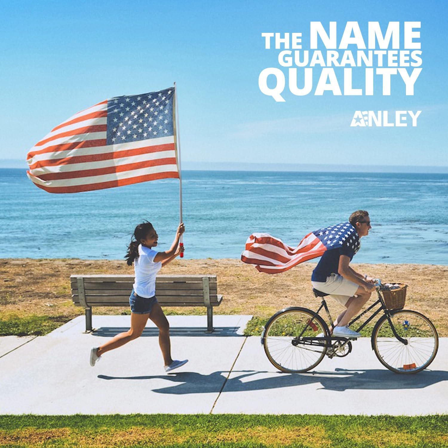 4 Feet Telescopic Handheld Flagpoles