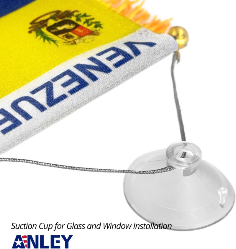 Venezuela Fringy Window Hanging Flag
