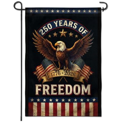 250 Years of Freedom Eagle Garden Flag