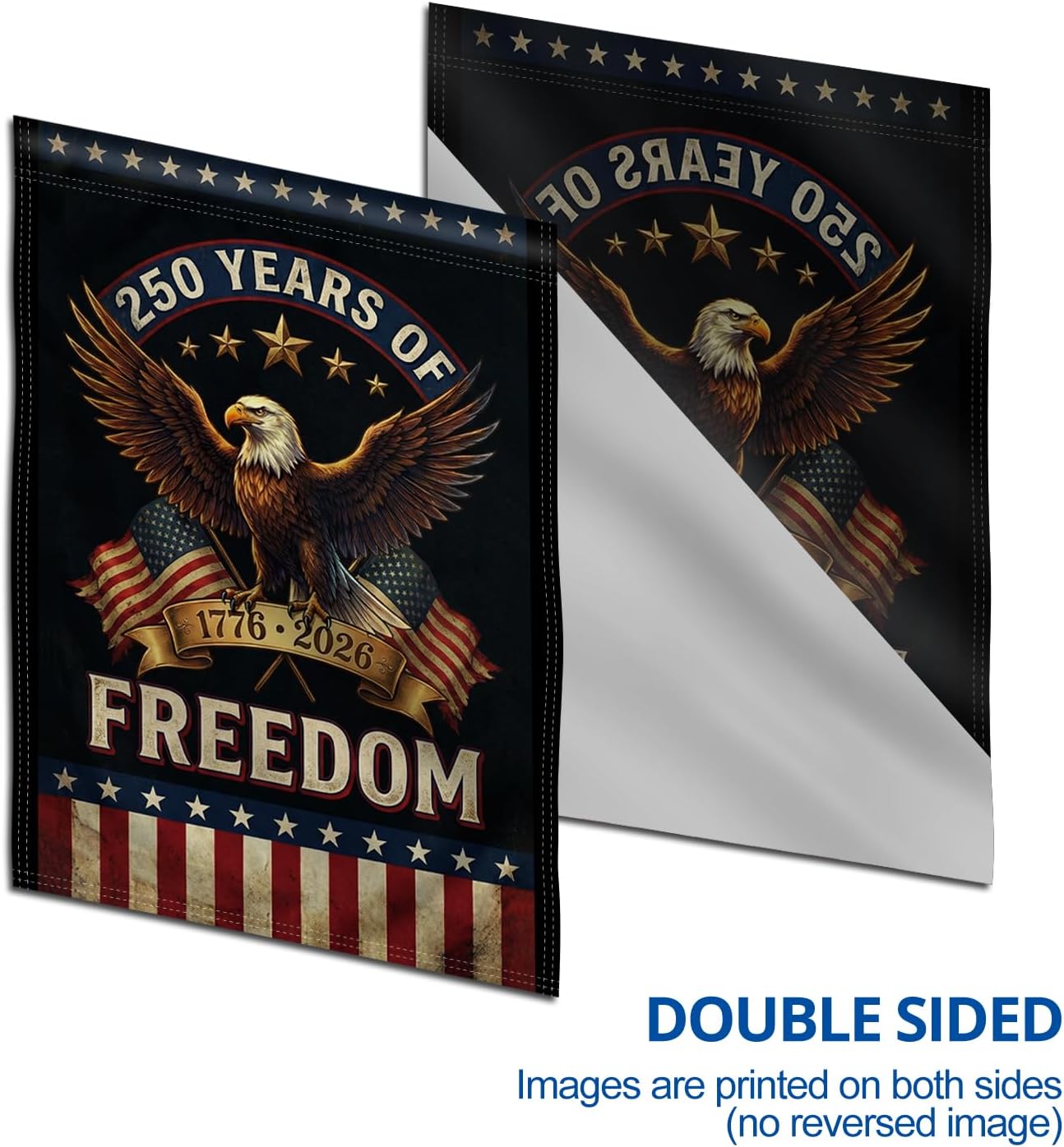 250 Years of Freedom Eagle Garden Flag