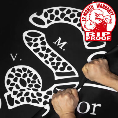 Black Join Or Die Flag