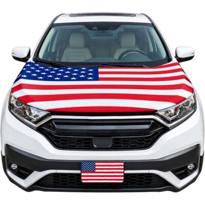 American Flag Car Hood Cover